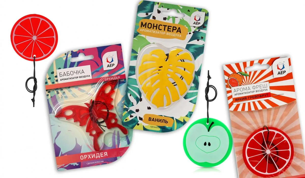Фруктовые ароматизаторы в авто российского производства оптом | АЕР Фруктовые ароматизаторы в авто