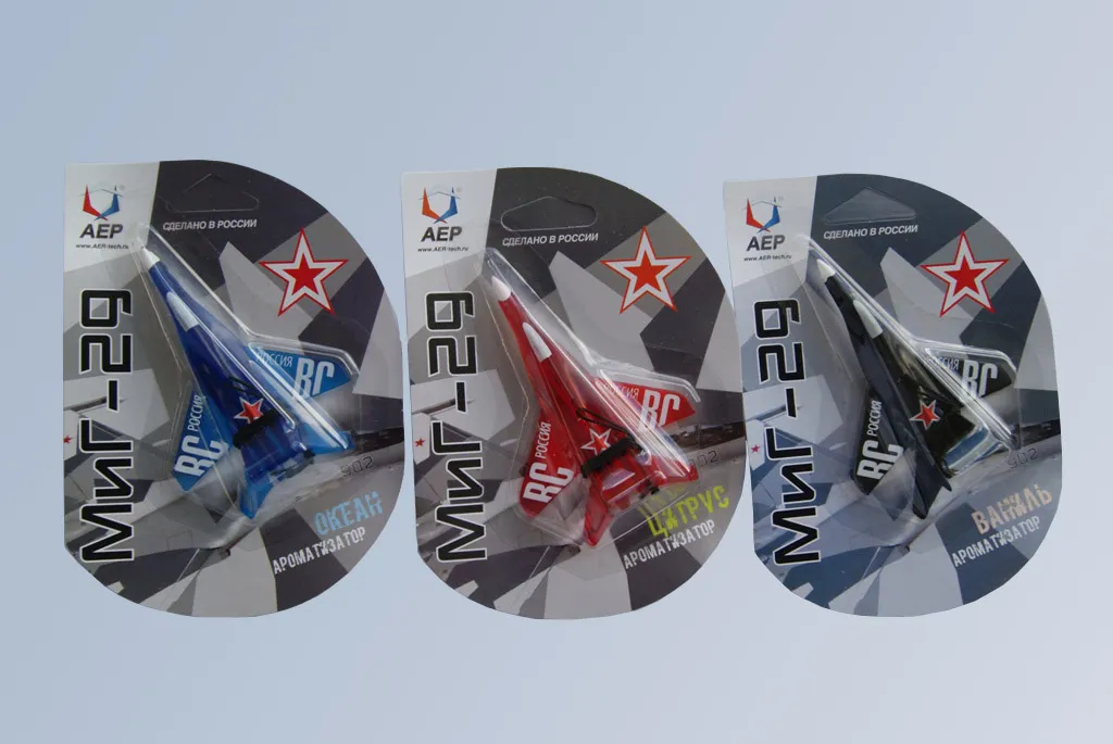 Автоароматизатор Самолет Миг-29 Ароматизатор в машину Самолет Миг-29