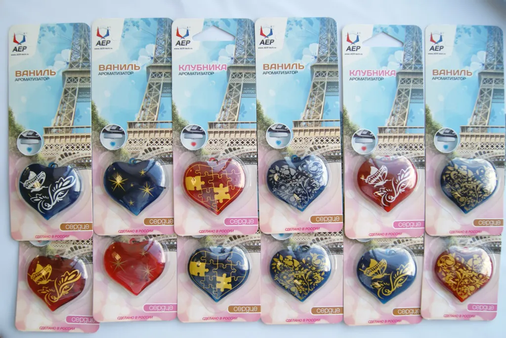 Подвесной ароматизатор для авто Сердце Ароматизатор для авто Сердце